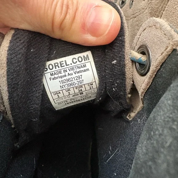 Sorel Cheyanne II Kids Duck Boots, Kid’s 3. - Picture 8 of 8